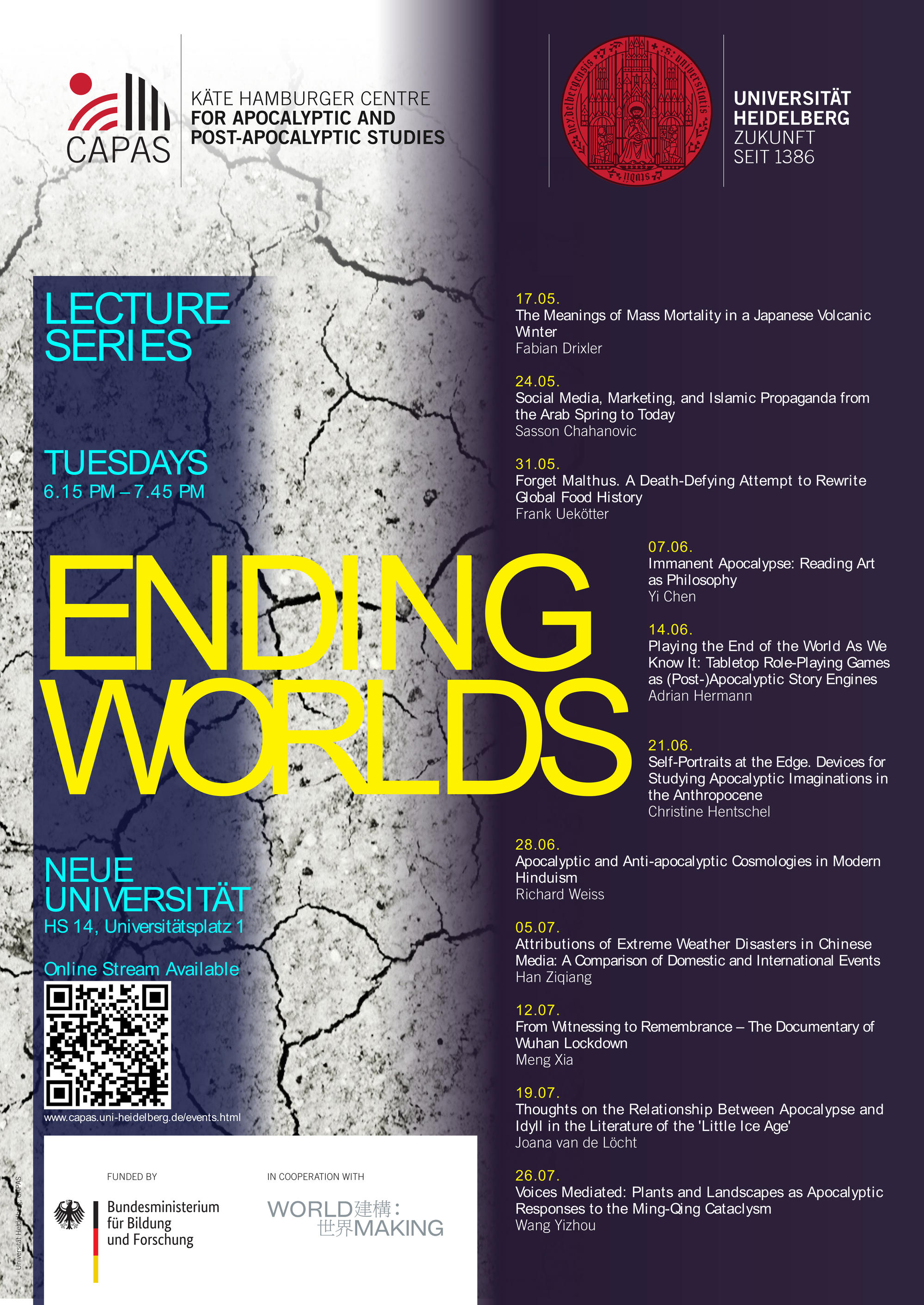 Ending Worlds CAPAS_Lecture Series 2022