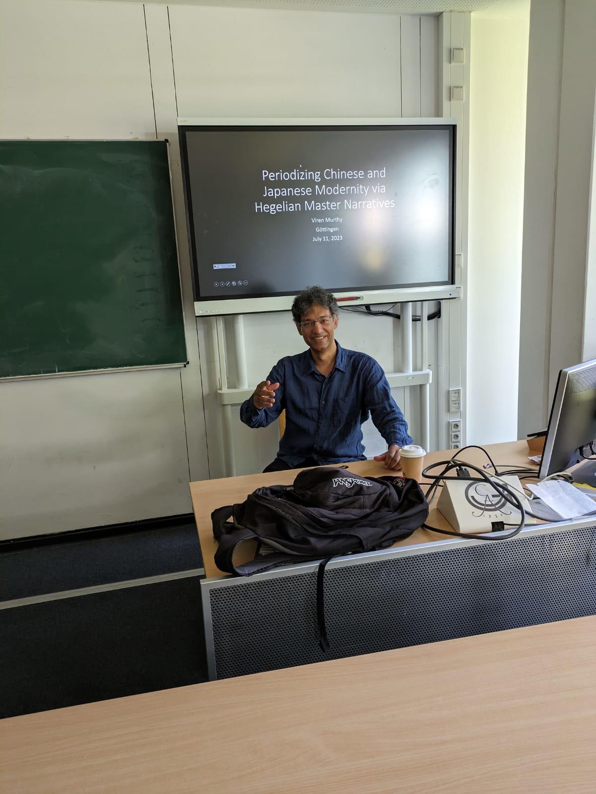 Viren Murthy at Göttingen University