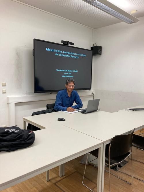 Viren Murthy at Hamburg University, June 28, 2023